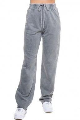 Terry Raw Edge Sweatpants Stone