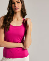 Core Scoop Neck Tank Pink