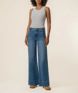 Maya High Rise Wide Leg Wide Hem Jeans Journey