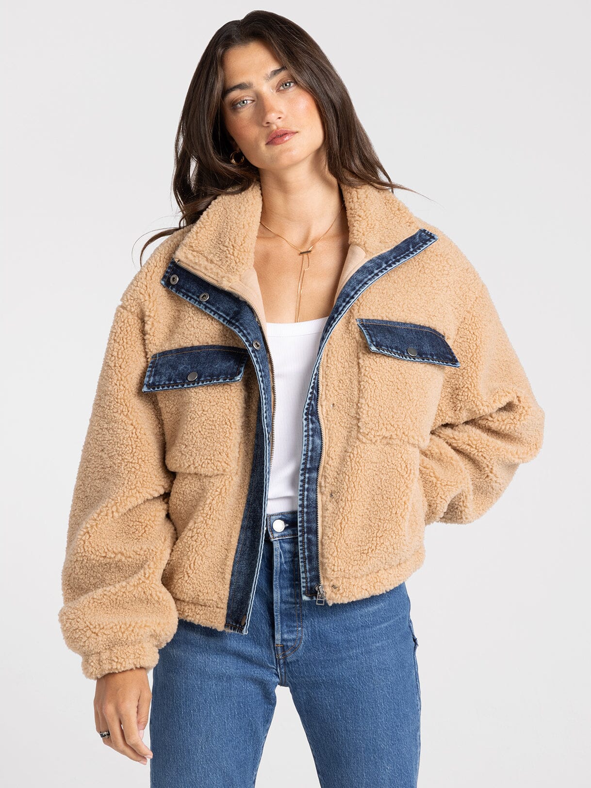 Clayton Jacket Sandy Denim