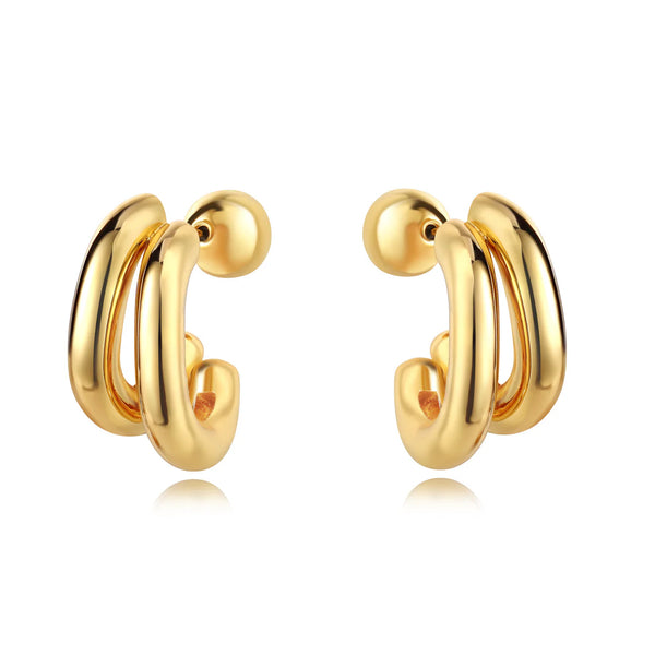 Jaxson Earrings - Gold