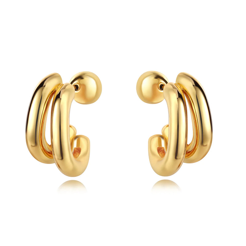 Jaxson Earrings - Gold