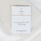 Hope Sunflower Bracelet