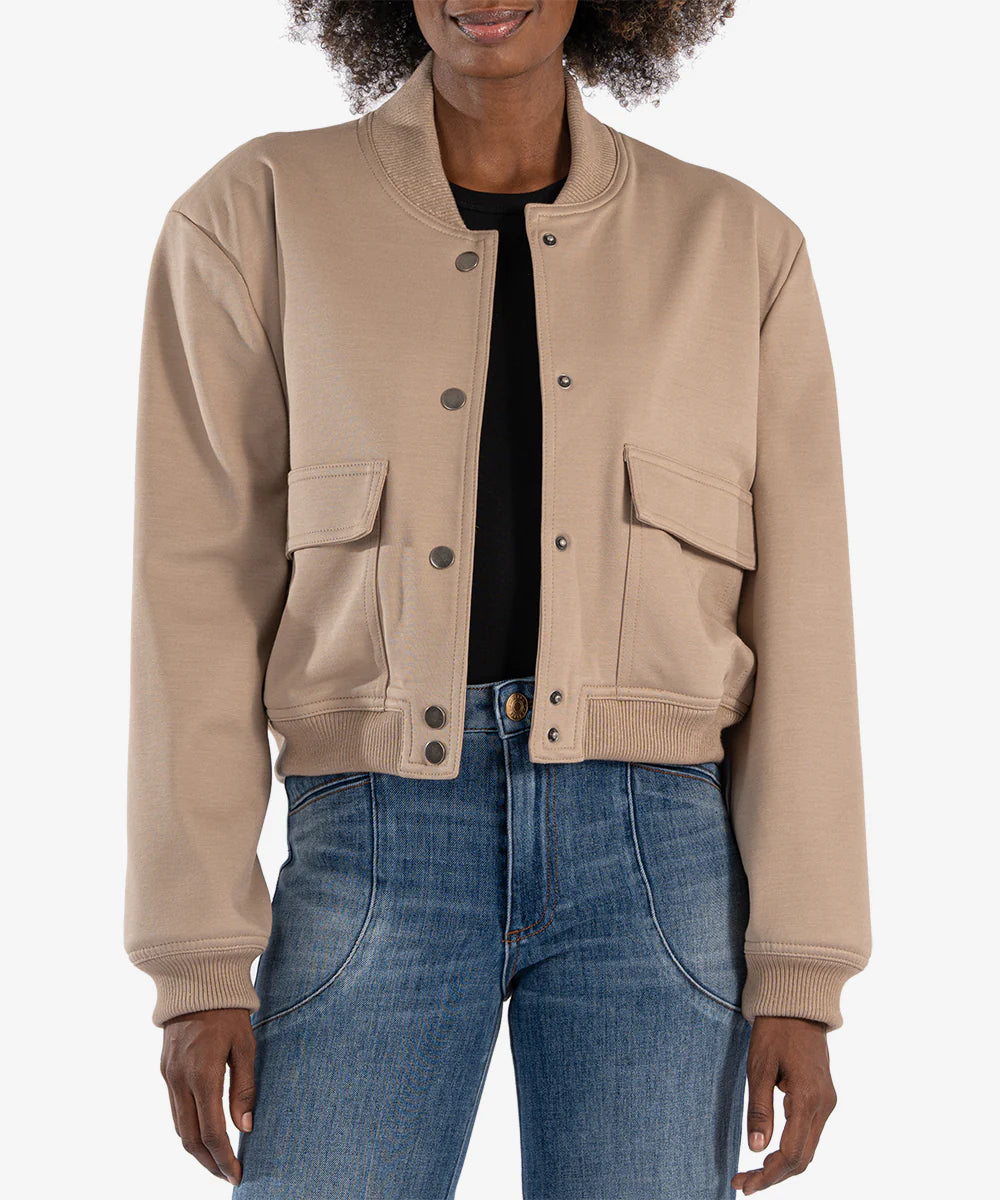 Camilla Bomber Jacket Khaki