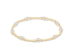 Classic Purpose Pattern 4mm Bead Bracelet