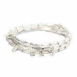 Multiwear Metal Beaded Wrap Iconic | Disc Silver