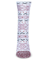 Snowflake Buttersoft Plush Crew Socks