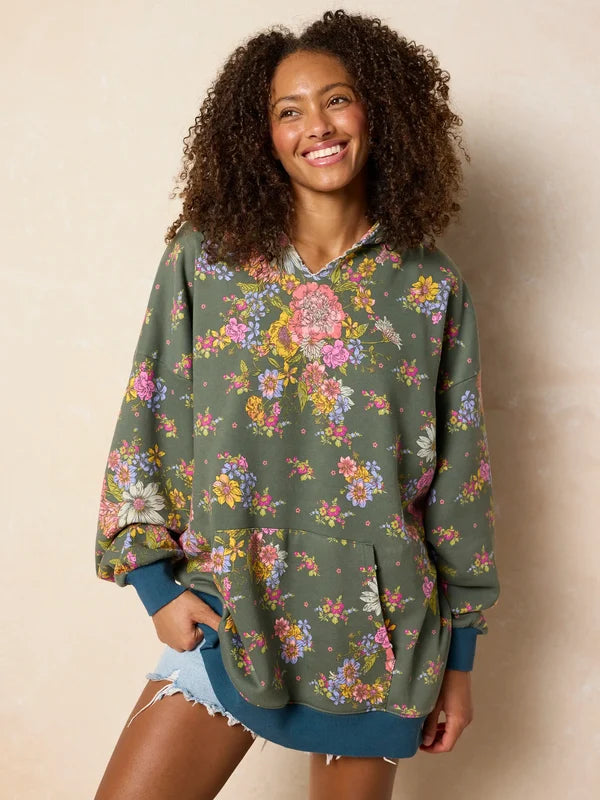 Oversize Printed Hoodie