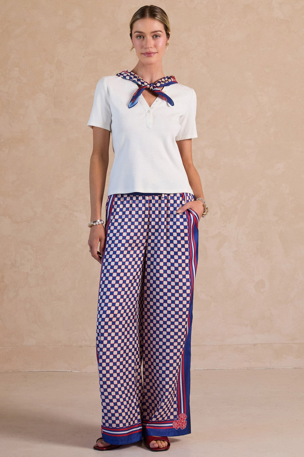 Racetrack Prep Pants Navy Multi