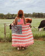 JG Wild Rag Scarf Boho Flag