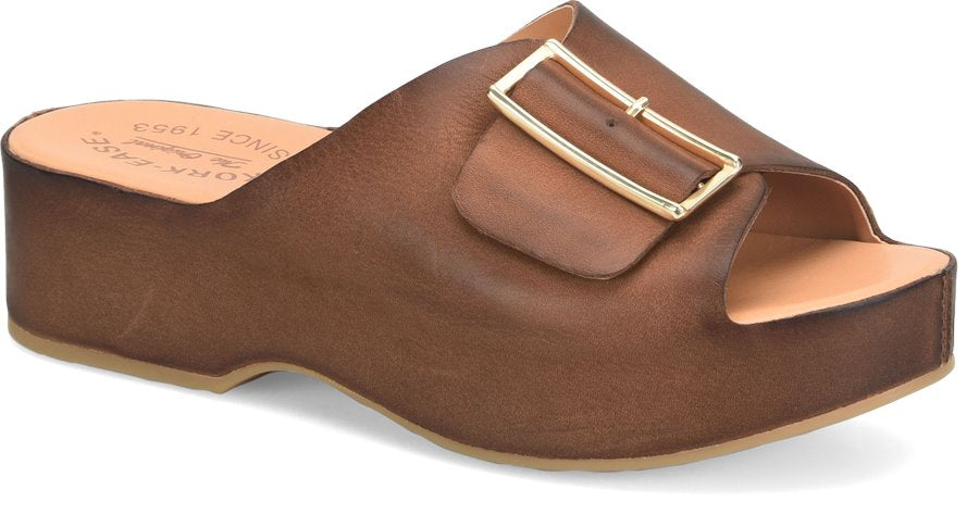 York Platform Sandals Brown Terra