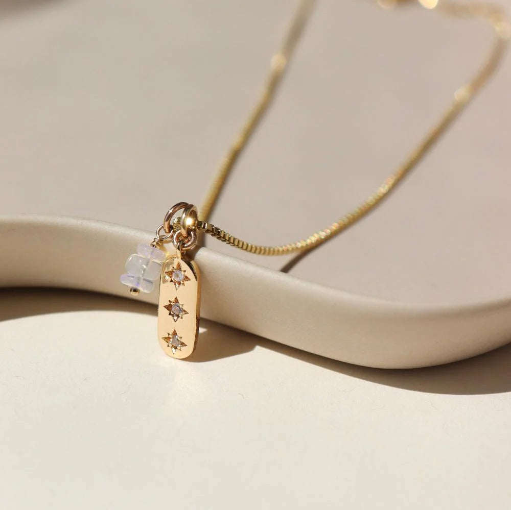 Three Sisters Charm Necklace