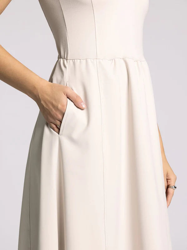 Connie Midi Dress French Oak