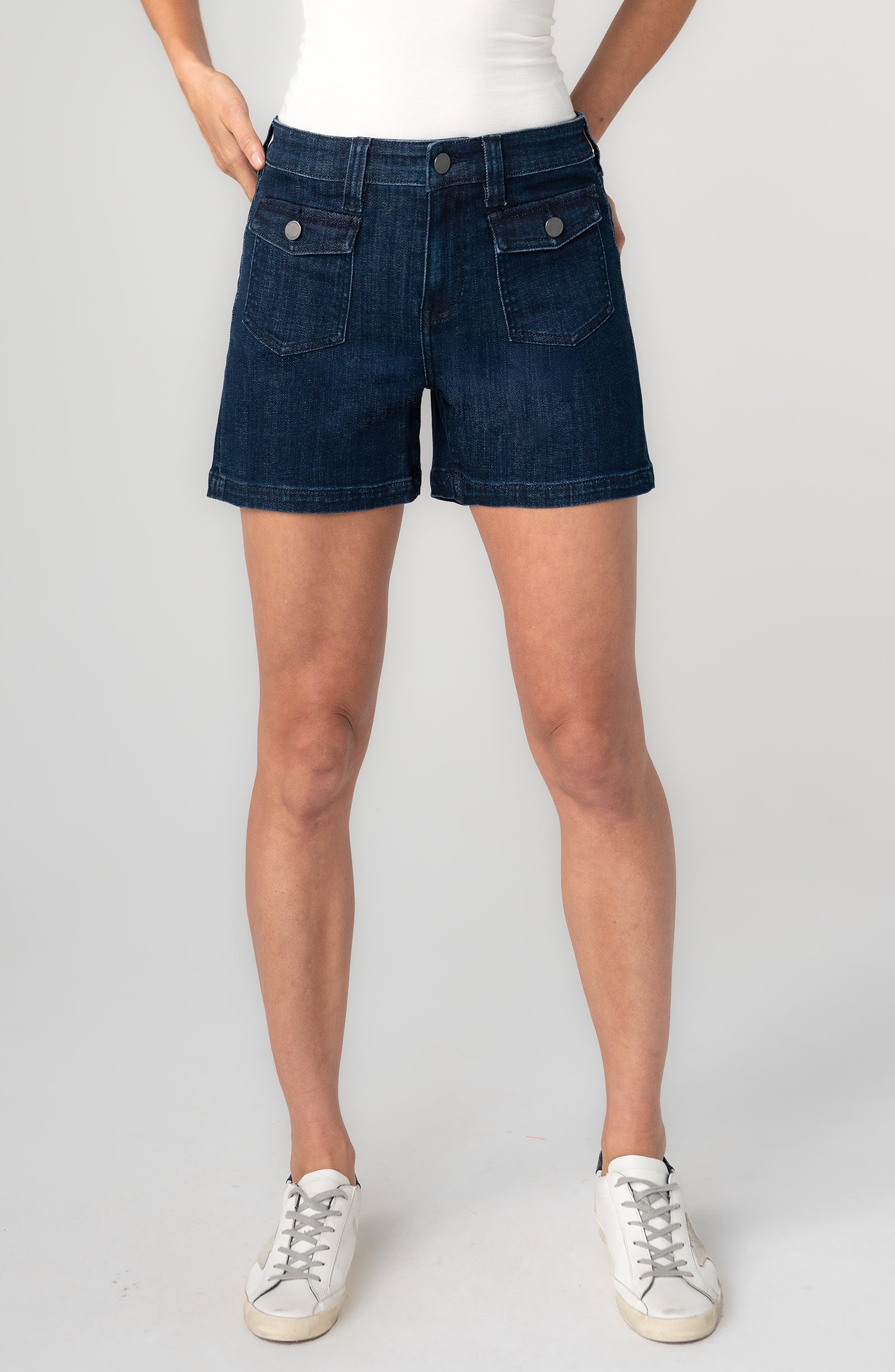Flap Pocket Vintage Shorts Delacey