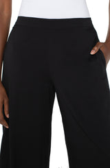 Pull On Palazzo Pants Black