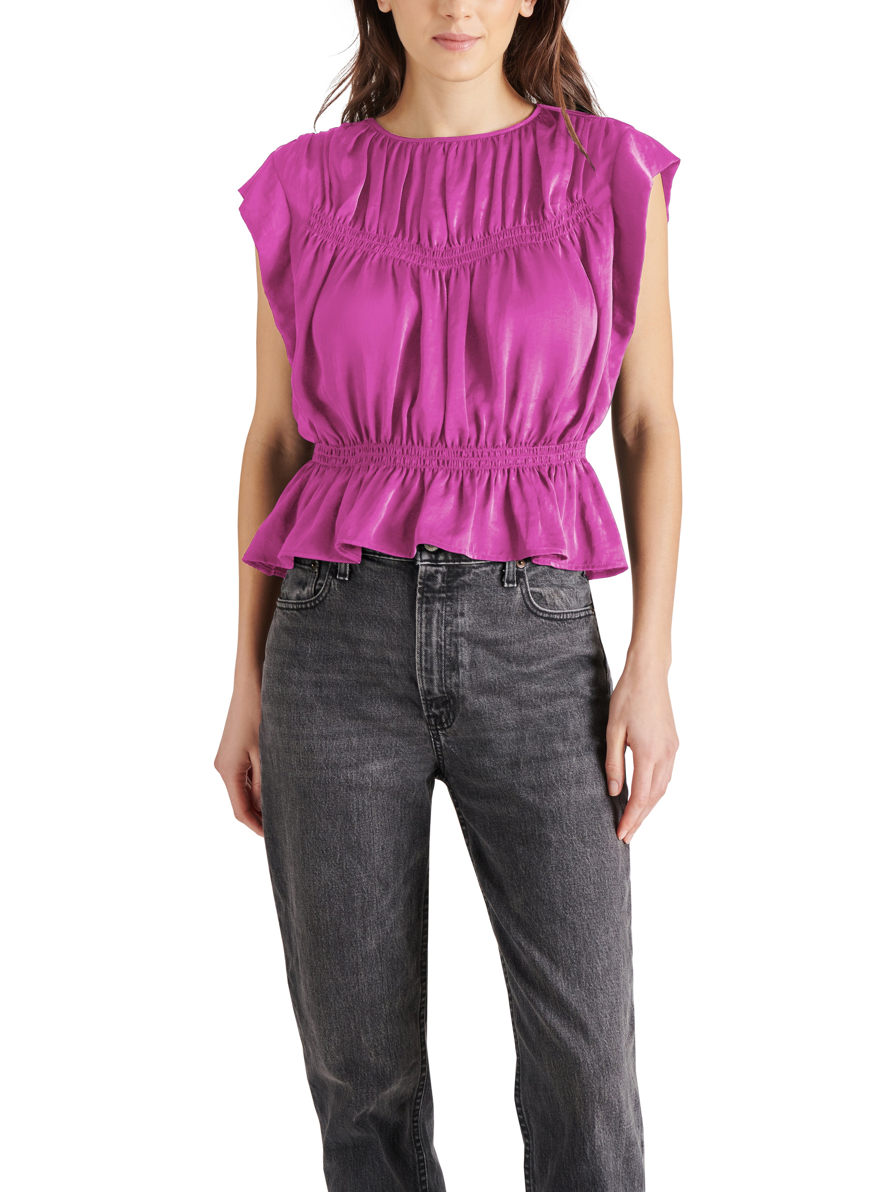 Corinne Top Radiant Orchid