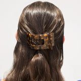 Teleties Small Flat Rectangle Hair Clip Tortoise