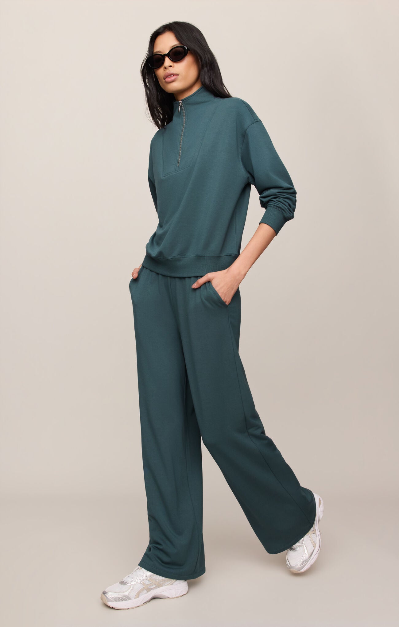 Gate Check Modal Sweatshirt Emerald Cove