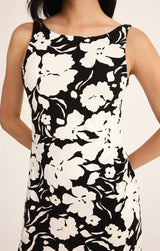 Valencia La Plage Midi Dress Black