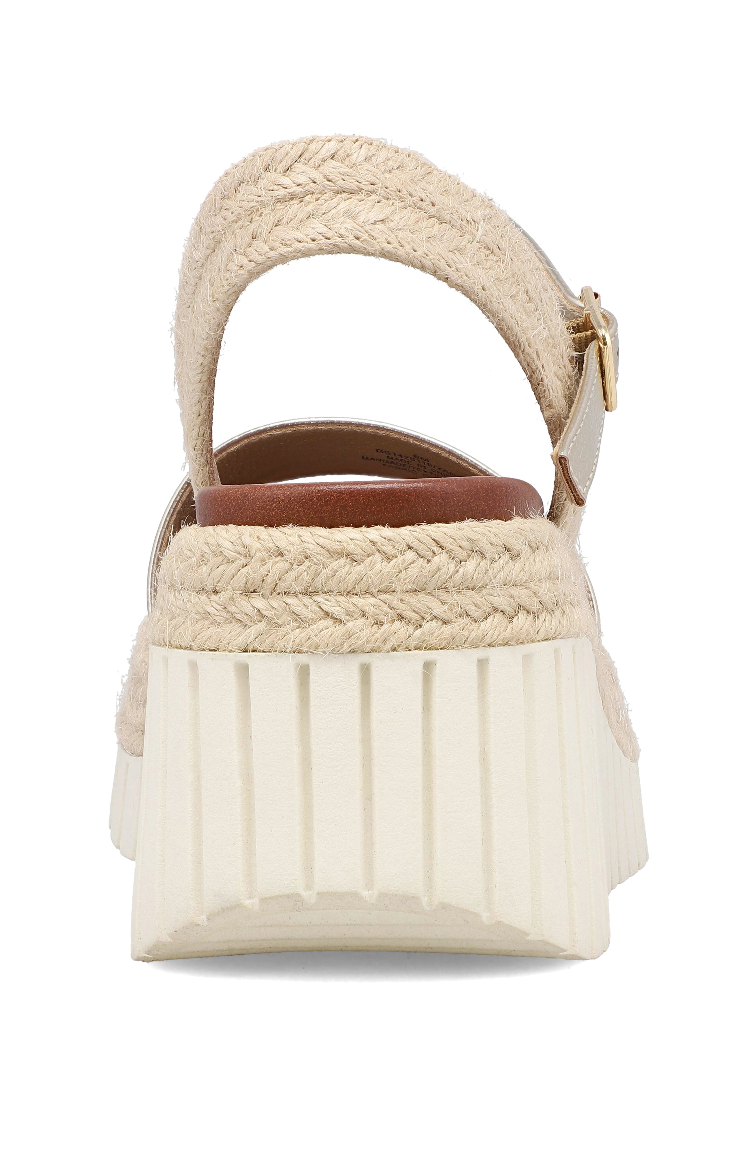 Yanis Platform Sandal Gold