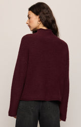 Warm Wishes Sweater Berry Noir