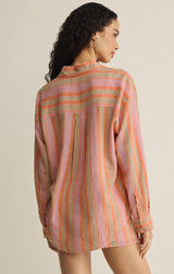 The Perfect Striped Button Up Tiger Lily