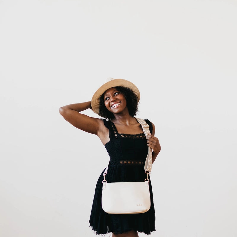 Cora Structured Hobo Bag Cream