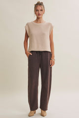 Off-Duty Vintage Washed Barrel Sweatpants Vintage Charcoal