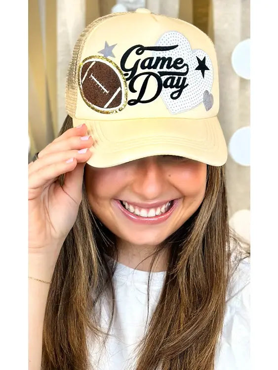 Game Day Football Patch Trucker Hat