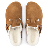 Boston Sherling Suede Clogs Mink