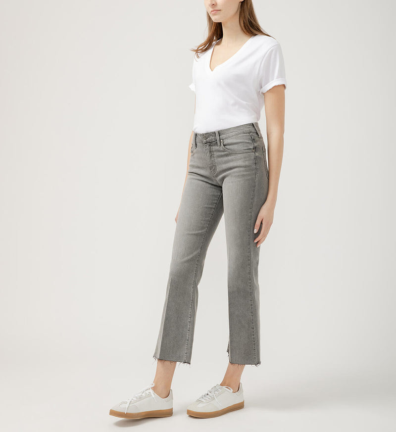 Kait Mid Rise Kick Flare Jeans Boulevard Grey