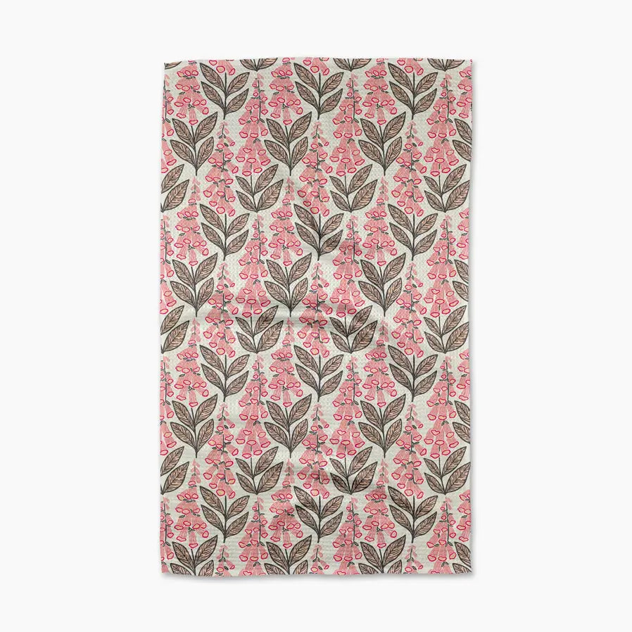 Geometry Tea Towel Foxglove Finery
