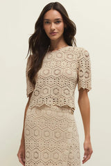 Raquel Lace Top Natural