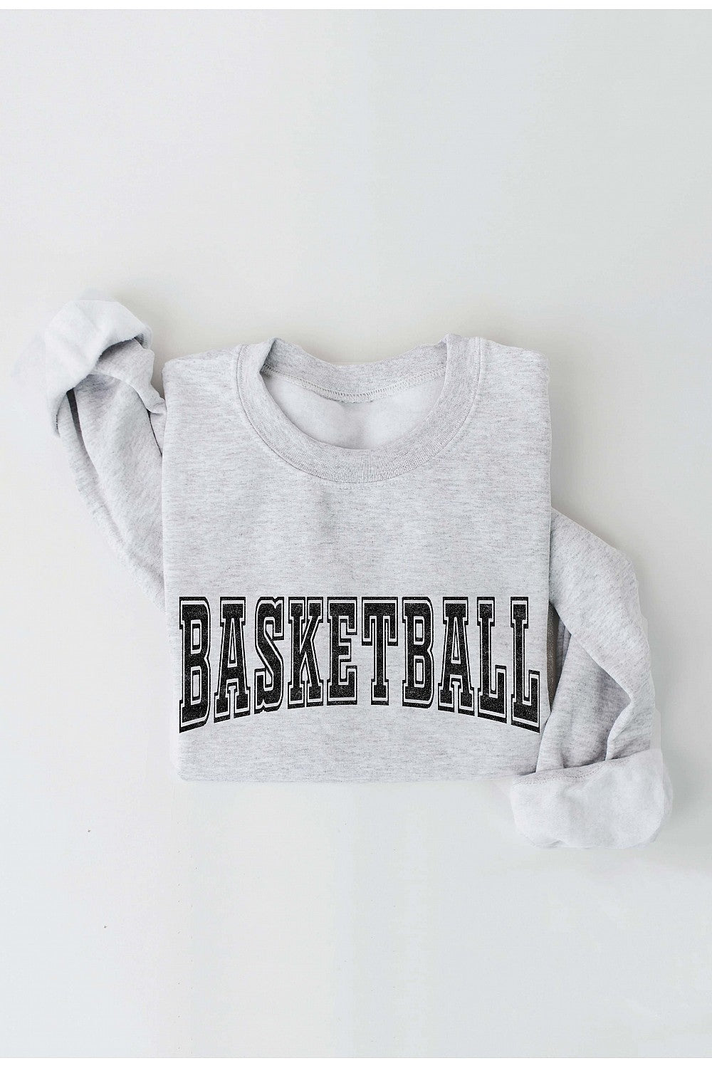 Basketball University Sweatshirt White Heather