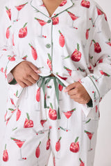 Flannel PJ Set Warm Wishes + Cocktail Kisses