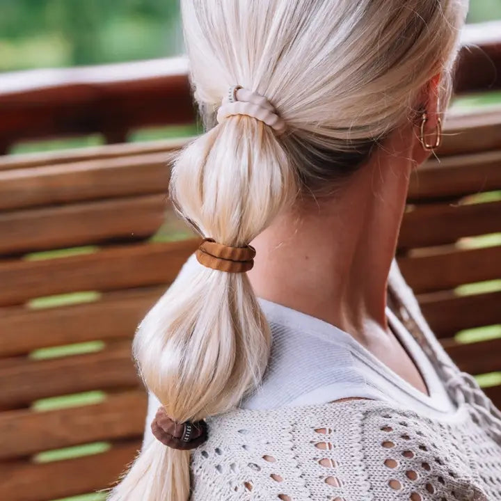Teleties Nylon Small Hair Ties Espresso Yourself