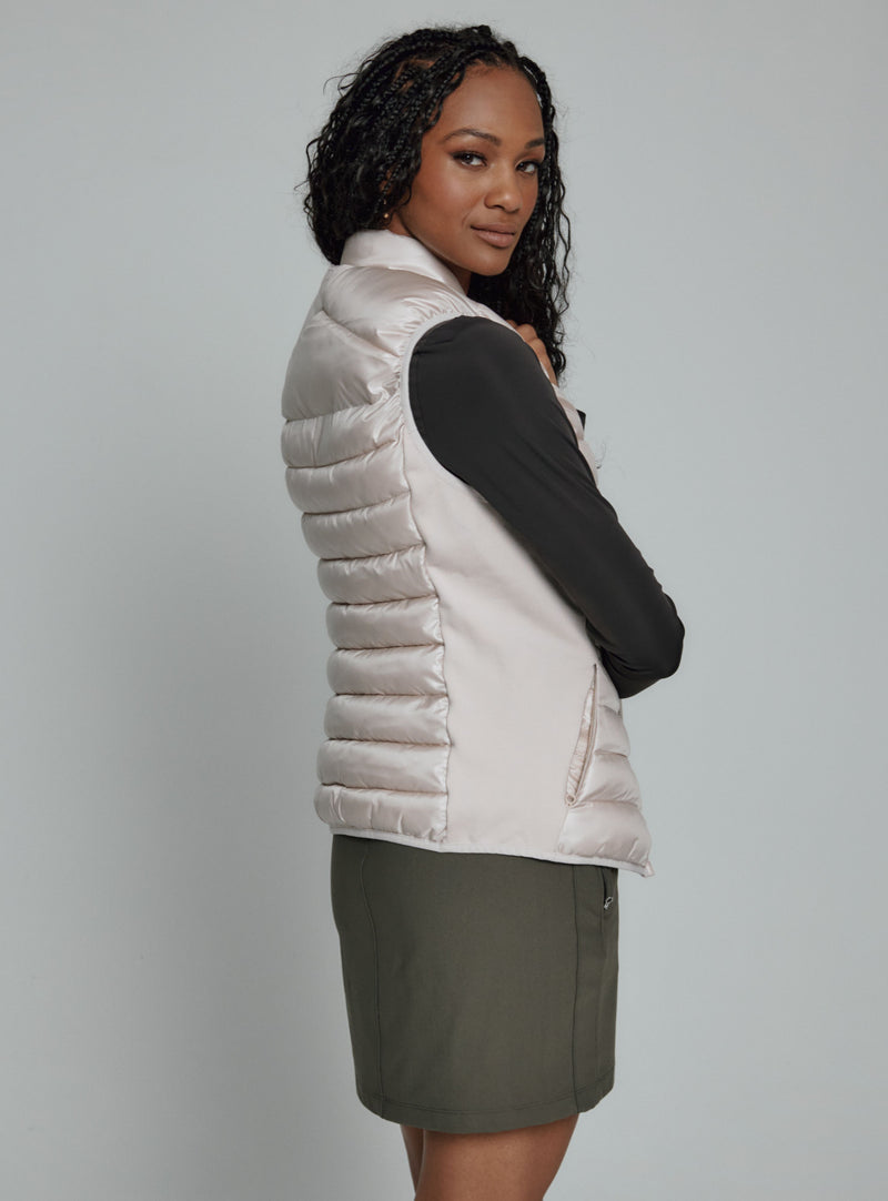 Andes Puffer Vest Pearl