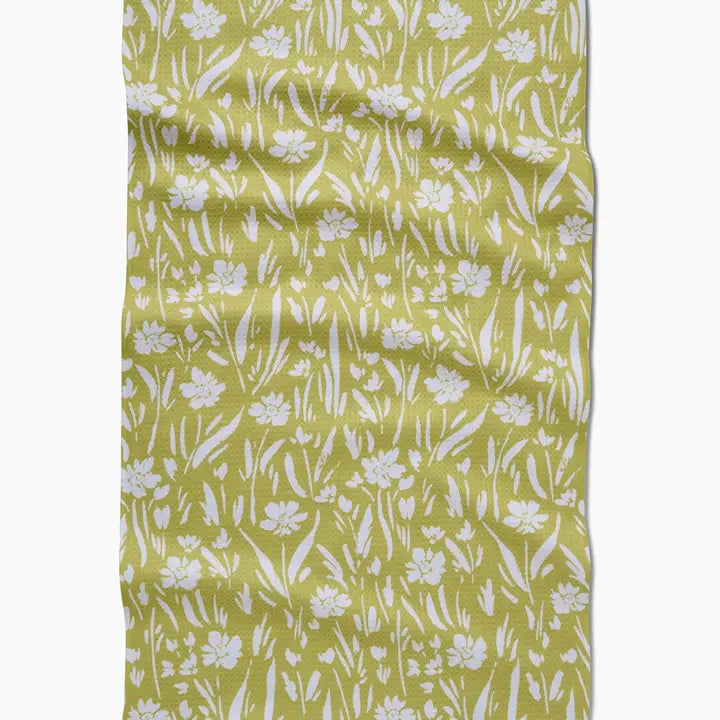 Geometry Tea Towel Field of Wildflowers