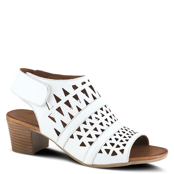 Dorotha Heeled Sandals White