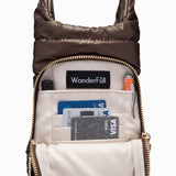 HydroBag Crossbody Chocolate Shiny | Brown Gold