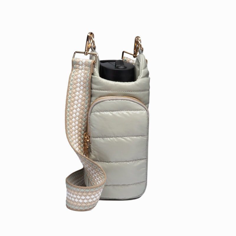 HydroBag Crossbody Seafoam Gray Glossy | Gray Patterned