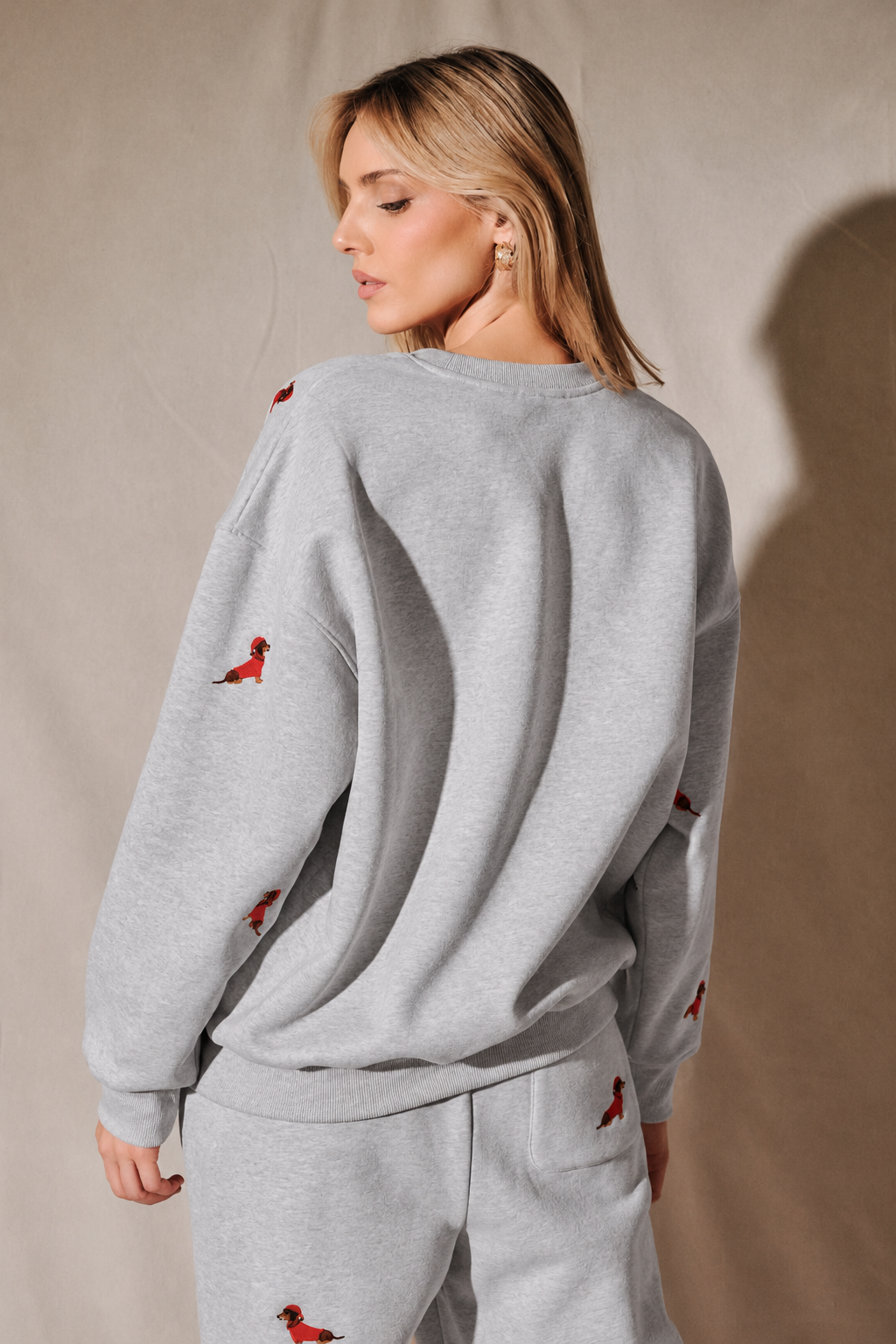 Christmas Weenie Embroidered Sweatshirt