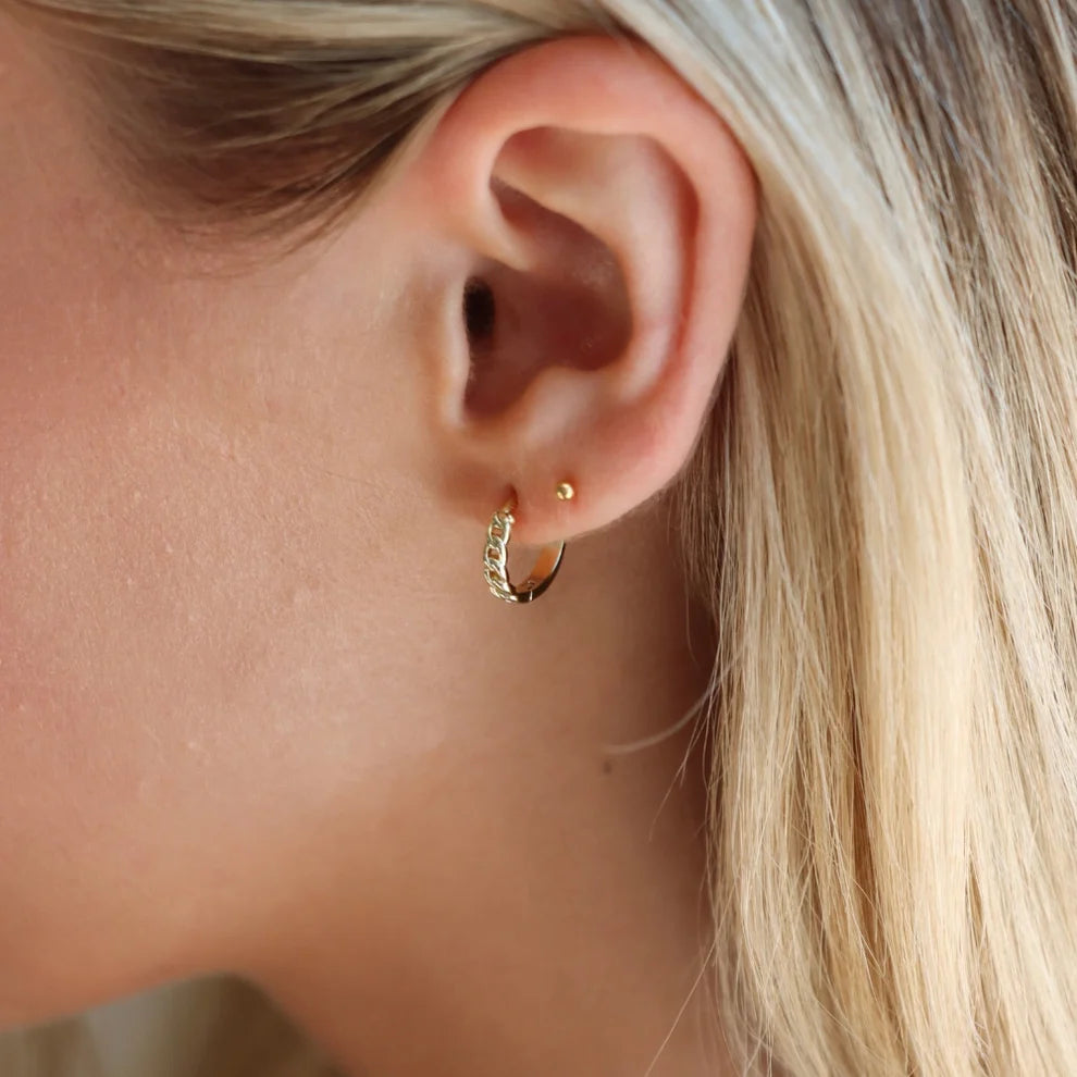 Braided Huggies Earrings