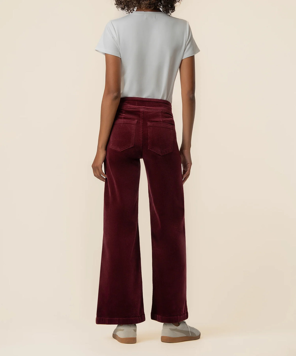 Meg Wide Leg Welt Pocket Corduroy Pants
