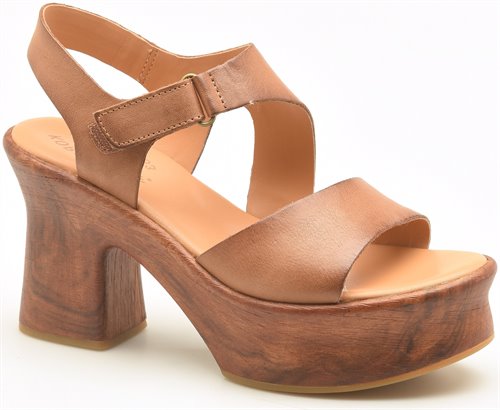 Cantal Heeled Sandals Brown Terra