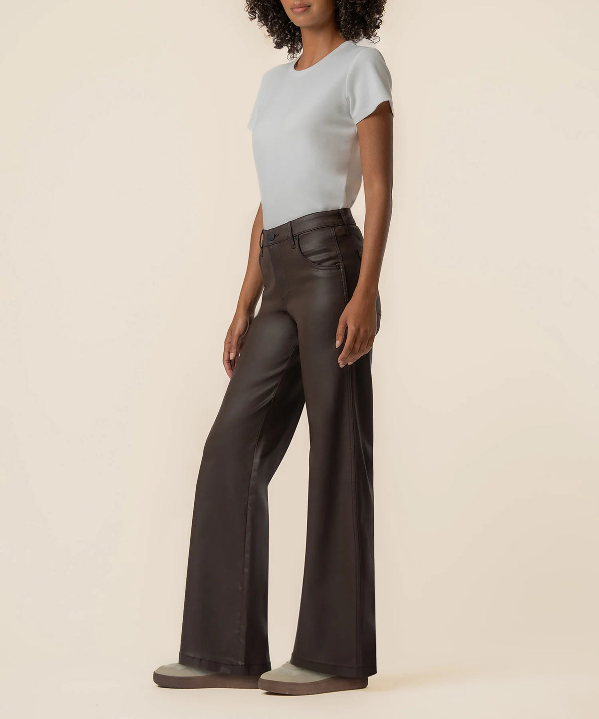 Jodi High Rise Scoop Pocket Straight Leg Pants