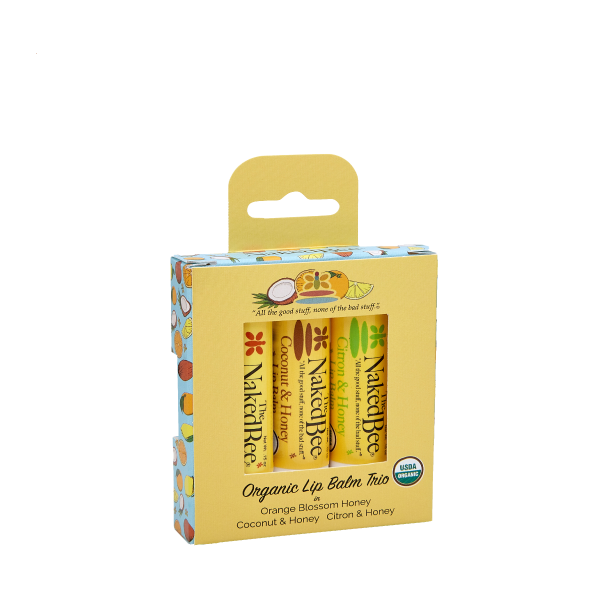 Naked Bee Lip Balm Trio