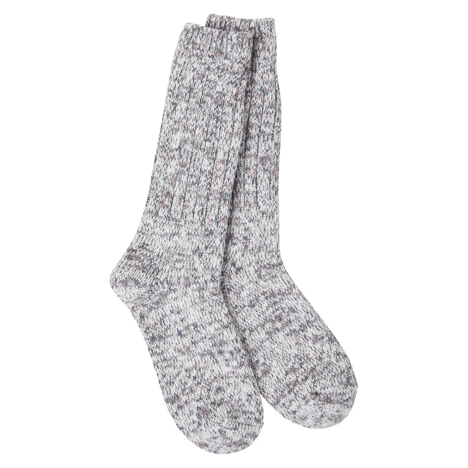 Weekend Ragg Cable Crew Socks Rocky Confetti