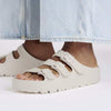 Florida III Flex Platform EVA Sandals Eggshell