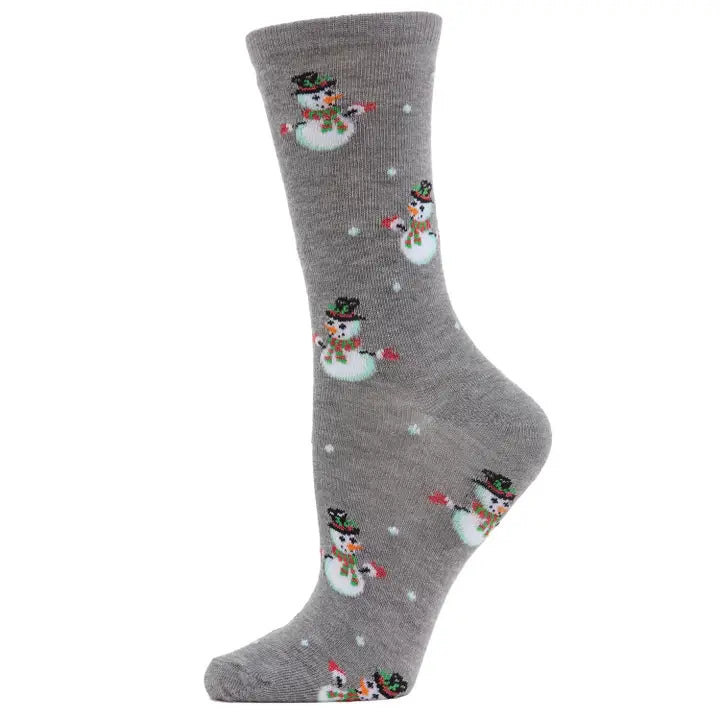 Let It Snowman Crew Socks